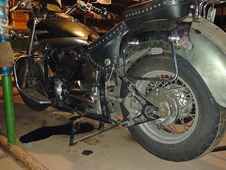 2000 Yamaha XVS1100, зелёный, 370000 рублей, вид 4
