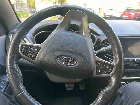 2021 Lada (ВАЗ) Vesta SW I, синий, 1300000 рублей - вид 12