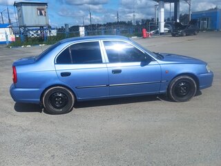 2006 Hyundai Accent ТагАЗ II, фиолетовый, 360000 рублей, вид 3