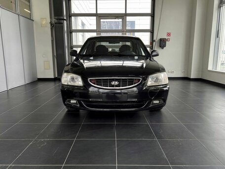 2008 Hyundai Accent ТагАЗ II, чёрный, 400000 рублей, вид 2