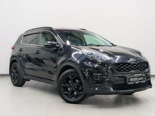 2021 Kia Sportage IV Рестайлинг, чёрный, 2750000 рублей, вид 3