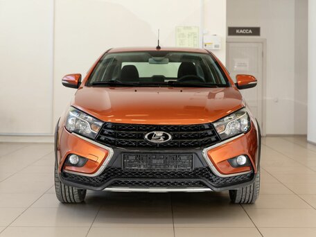 2018 Lada (ВАЗ) Vesta Cross I, оранжевый, 950000 рублей, вид 2
