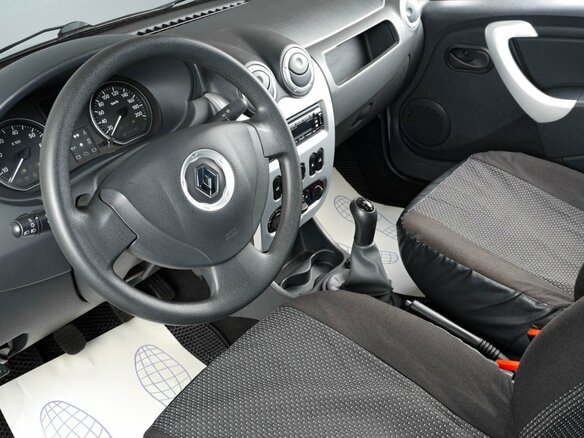 2013 Renault Logan I Рестайлинг, синий, 599000 рублей - вид 6