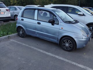2007 Daewoo Matiz I Рестайлинг, синий, 160000 рублей, вид 4