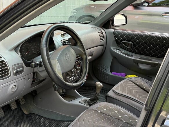 2008 Hyundai Accent ТагАЗ II, чёрный, 349000 рублей - вид 9