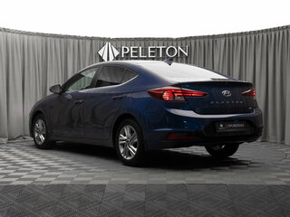 2019 Hyundai Elantra VI (AD), синий, 1790000 рублей, вид 4