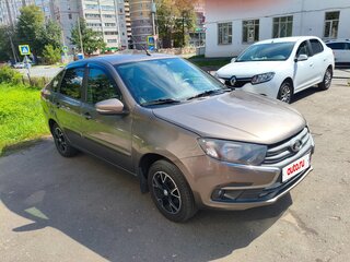 2019 Lada (ВАЗ) Granta I Рестайлинг, коричневый, 612000 рублей, вид 4