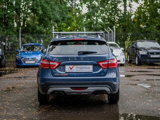 2019 Lada (ВАЗ) Vesta SW I, синий, 870000 рублей, вид 4