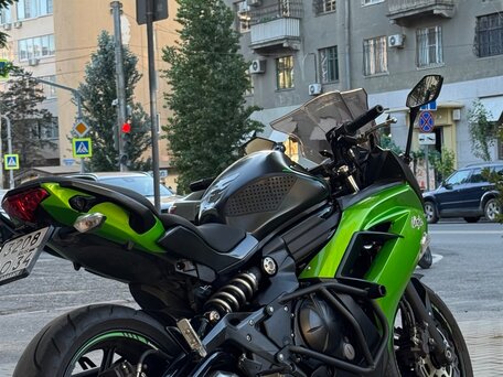 2014 Kawasaki ER-6F (Ninja 650R), зелёный, 497000 рублей, вид 5