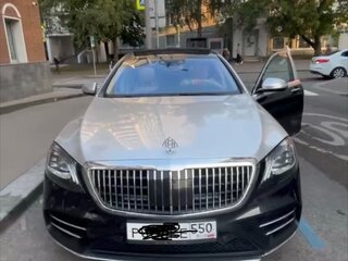 2016 Mercedes-Benz Maybach S-Класс 400 I (X222), чёрный, 3500000 рублей, вид 3