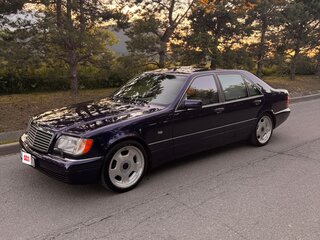 1994 Mercedes-Benz S-Класс 420 III (W140) Рестайлинг, синий, 1500000 рублей, вид 1