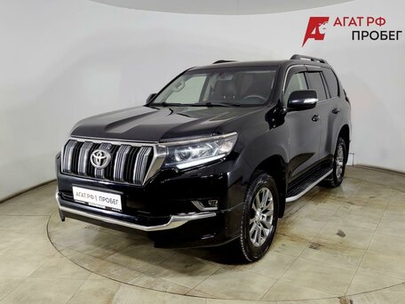 2020 Toyota Land Cruiser Prado 150 Series Рестайлинг 2, чёрный, 4330000 рублей, вид 3