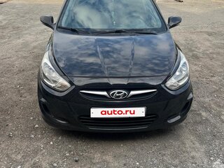 2011 Hyundai Solaris I, чёрный, 600000 рублей, вид 2