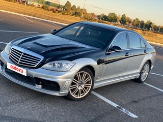 2006 Mercedes-Benz S-Класс 550 Long V (W221), чёрный, 1590000 рублей, вид 2