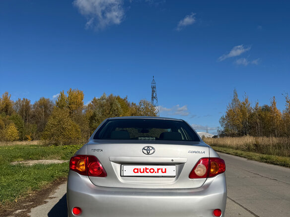 2008 Toyota Corolla AMT X (E140, E150), серебристый - вид 4