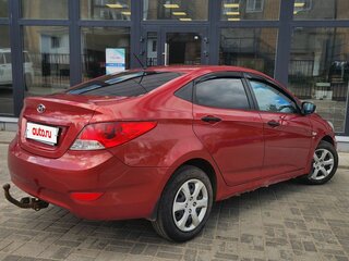 2012 Hyundai Solaris I, красный, 450000 рублей, вид 4