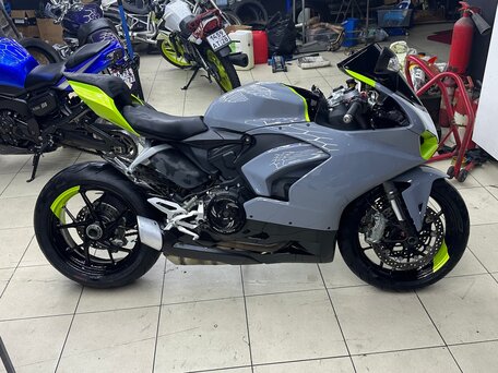 2022 Ducati Panigale V2, голубой, 1400000 рублей, вид 3