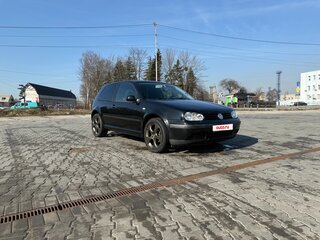2002 Volkswagen Golf IV, чёрный, 420000 рублей, вид 3