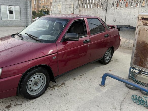 2004 Lada (ВАЗ) 2110, красный, 185000 рублей - вид 5