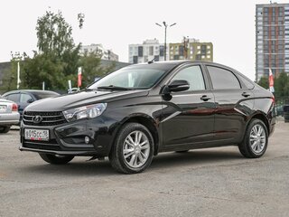 2019 Lada (ВАЗ) Vesta I, чёрный, 999000 рублей, вид 2
