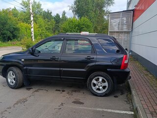 2008 Kia Sportage II, чёрный, 655000 рублей, вид 4