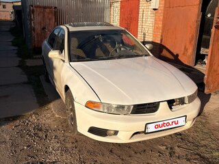 2002 Mitsubishi Galant VIII Рестайлинг, белый, 200000 рублей, вид 1
