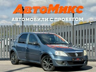 2011 Renault Logan I Рестайлинг, синий, 269000 рублей, вид 3