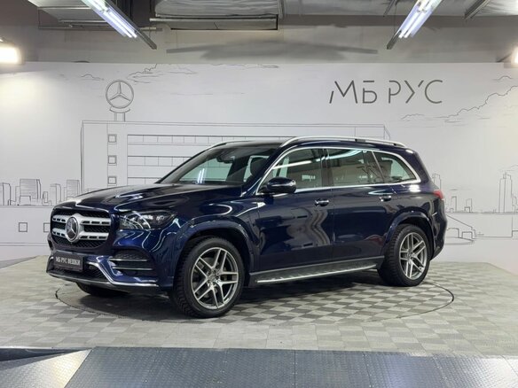 2020 Mercedes-Benz GLS 400 d II (X167), синий