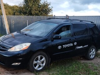 2008 Toyota Sienna II Рестайлинг, чёрный, 1350000 рублей, вид 2