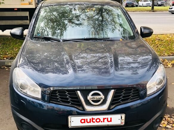 2010 Nissan Qashqai I Рестайлинг, синий, 910000 рублей - вид 1