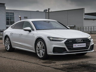 2018 Audi A7 55 TFSI II (4K), белый, 4750000 рублей, вид 3