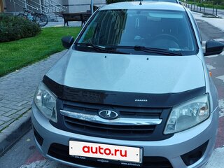 2017 Lada (ВАЗ) Granta I, серый, 620000 рублей, вид 2
