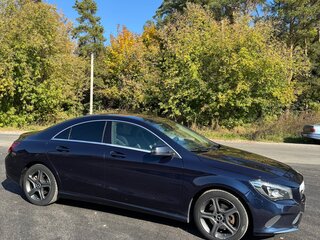 2018 Mercedes-Benz CLA 200 I (C117, X117) Рестайлинг, синий, 1700000 рублей, вид 4