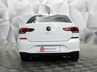 2021 Volkswagen Polo VI, белый, 1625000 рублей, вид 4
