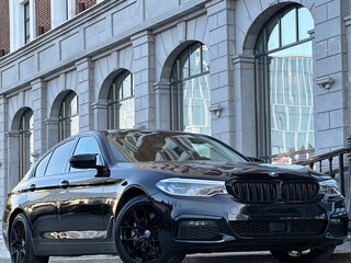 2019 BMW 5 серии 530i xDrive VII (G30/G31/G38), чёрный, 3450000 рублей, вид 4