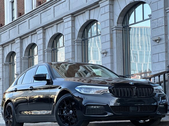 2019 BMW 5 серии 530i xDrive VII (G30/G31/G38), чёрный - вид 3