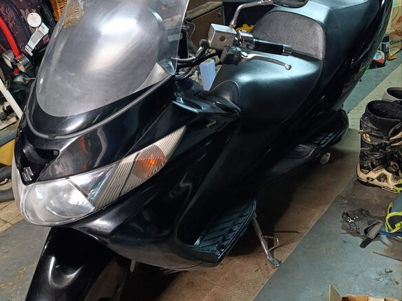 2006 Suzuki Burgman (SkyWave) 400, чёрный, 179999 рублей - вид 5