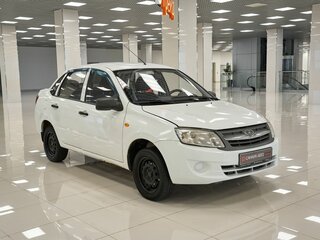2014 Lada (ВАЗ) Granta I, белый, 268000 рублей, вид 4