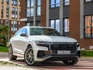 2018 Audi Q8 55 TFSI I (4M), белый, 4250000 рублей, вид 1