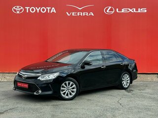 2016 Toyota Camry VII (XV50) Рестайлинг, чёрный, 2000000 рублей, вид 1