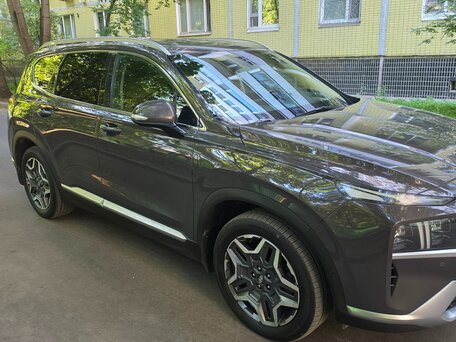 2021 Hyundai Santa Fe IV Рестайлинг, коричневый, 3550000 рублей, вид 4