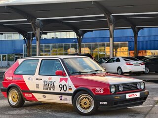 1990 Volkswagen Golf II, красный, 440000 рублей, вид 4
