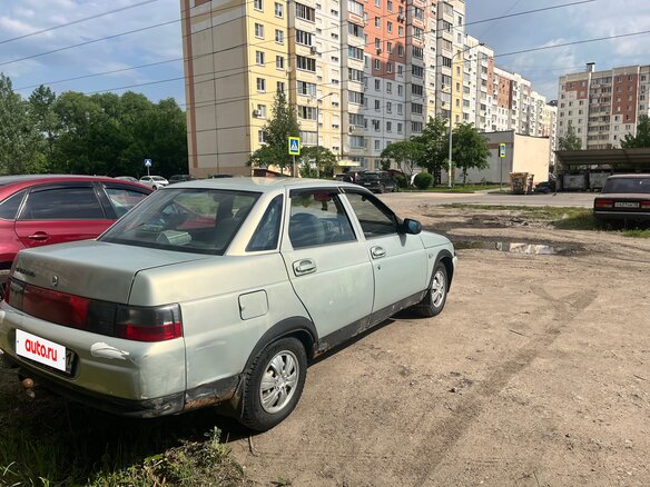 2002 Lada (ВАЗ) 2110, серебристый, 95000 рублей - вид 6