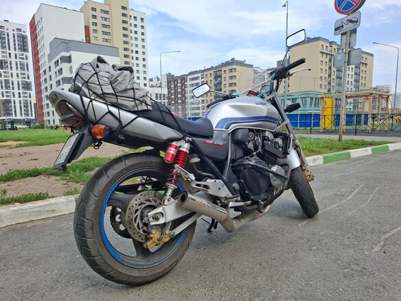 1999 Honda CB 400 Super Four, серебристый, 310000 рублей - вид 5