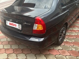 2005 Hyundai Accent ТагАЗ II, чёрный, 530000 рублей, вид 3