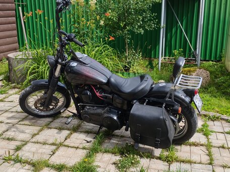 2012 Harley-Davidson Street Bob, чёрный, 650000 рублей, вид 3