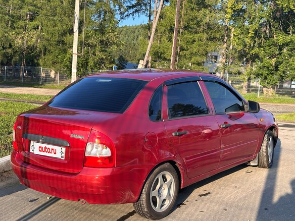 2006 Lada (ВАЗ) Kalina I, красный, 350000 рублей - вид 2