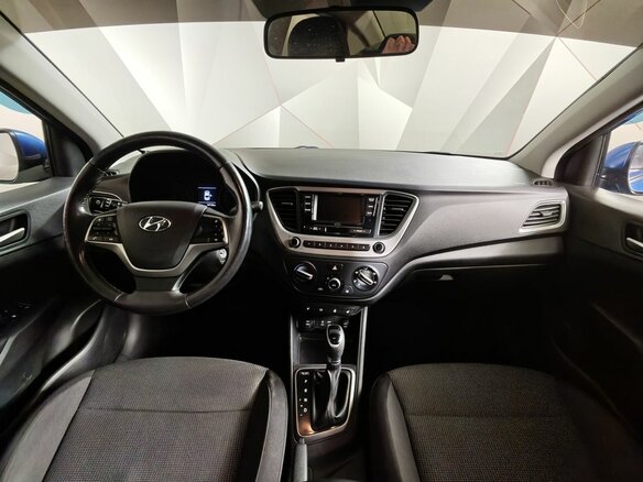 2017 Hyundai Solaris II, синий - вид 12