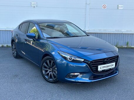 2016 Mazda 3 III (BM) Рестайлинг, голубой, 1329000 рублей, вид 4