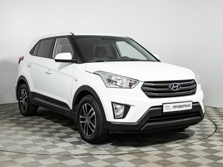 2017 Hyundai Creta I, белый, 1339700 рублей, вид 3